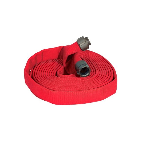 Armored Textiles Armored Textiles JAFLINE Double Jacket Fire Hose, 1-1/2" X 50 Ft, 400 PSI, Red N51H15LNR50N - main